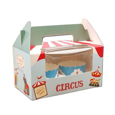Hộp đựng thực phẩm tùy chỉnh có thể tái chế được Bánh Takeaway tại chỗ UV