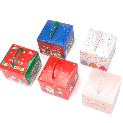 Hộp đựng thực phẩm tùy chỉnh trang trí bánh Giáng sinh có cửa sổ