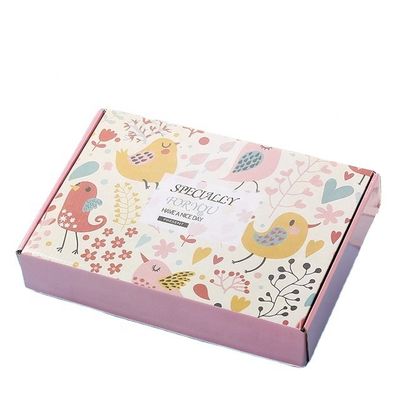 Giấy gợn sóng 1.5mm Hộp đựng quần áo cá nhân hóa 250gsm Giấy nghệ thuật