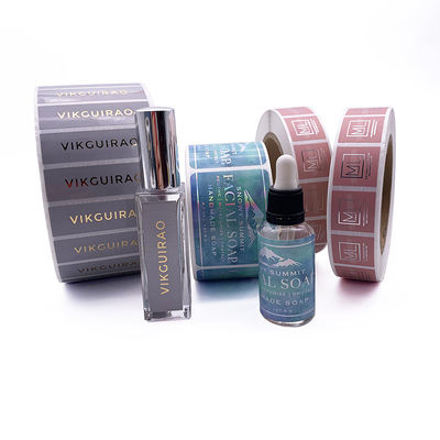 AQU Varnish Tự dính Logo Nhãn dán Pantone CMYK