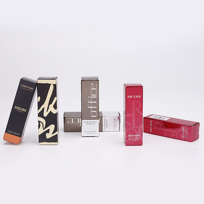 Hộp bao bì mỹ phẩm giấy nghệ thuật CMYK Lipstick C1S Thân thiện với môi trường