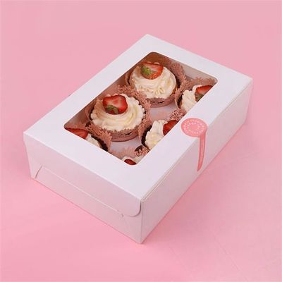 Hộp đựng thực phẩm tùy chỉnh có thể tái chế được Bánh Takeaway tại chỗ UV