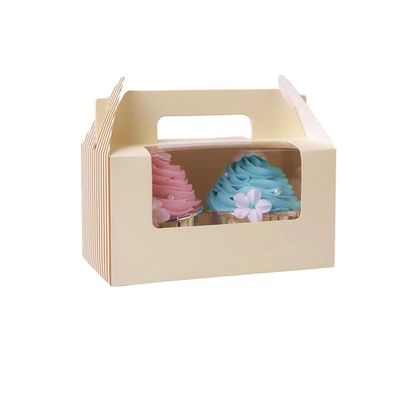 OEM ODM có thể gập lại 420gsm Giấy Kraft Hộp bánh sang trọng Màu tùy chỉnh