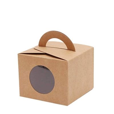 OEM ODM có thể gập lại 420gsm Giấy Kraft Hộp bánh sang trọng Màu tùy chỉnh