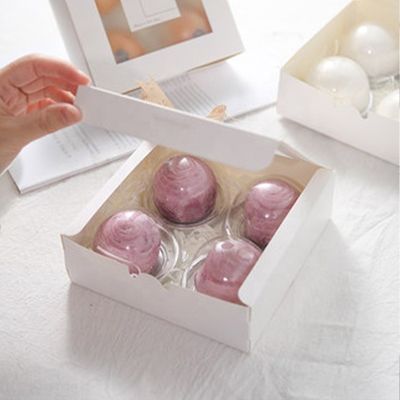 Giấy nghệ thuật C2S Hộp bánh trắng Hình cửa sổ được bọc đẹp mắt