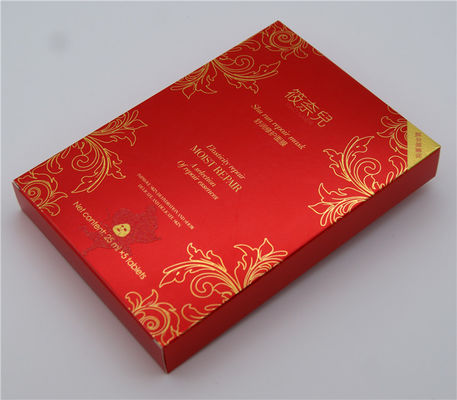 Hộp bao bì mỹ phẩm các tông 350gsm dùng một lần Logo tùy chỉnh