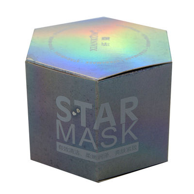 Hộp bao bì mỹ phẩm giấy ánh kim CMYK tùy chỉnh In UV