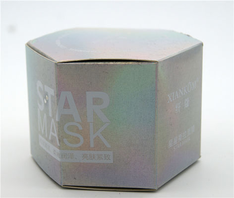 Hộp bao bì mỹ phẩm giấy ánh kim CMYK tùy chỉnh In UV