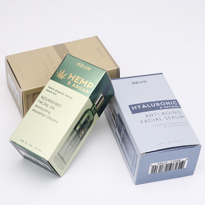 CMYK 350gsm Thẻ bạc Chai nước hoa Logo Hộp in