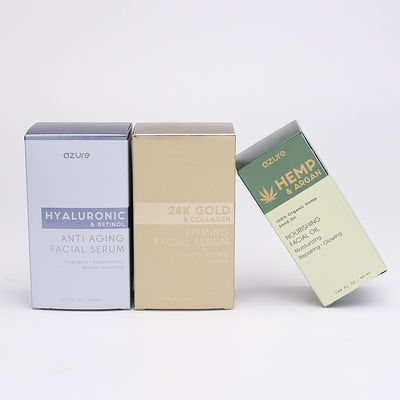 CMYK 350gsm Thẻ bạc Chai nước hoa Logo Hộp in