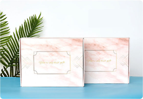Hộp bao bì giấy gợn sóng OEM vỏ sò Thân thiện với môi trường
