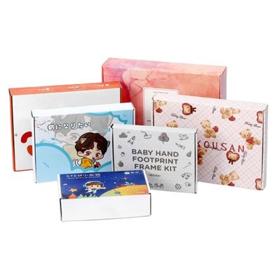 Giấy gợn sóng 1.5mm Hộp đựng quần áo cá nhân hóa 250gsm Giấy nghệ thuật