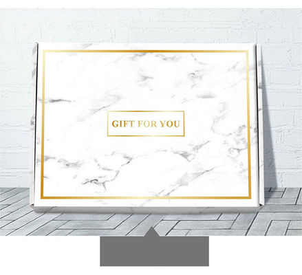 Hộp quà tặng bìa cứng gói phẳng 800gsm có nắp đậy Hình dạng tùy chỉnh