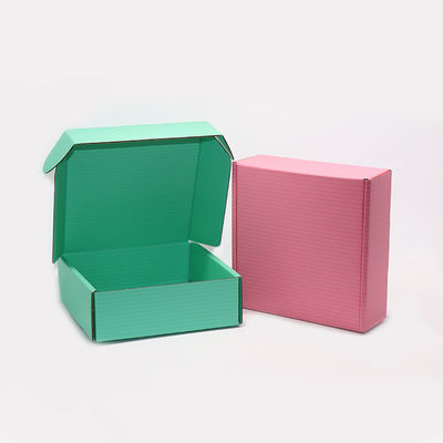 Trang phục 4 Màu CMYK Hộp bao bì tái chế Hộp thư sóng có màu