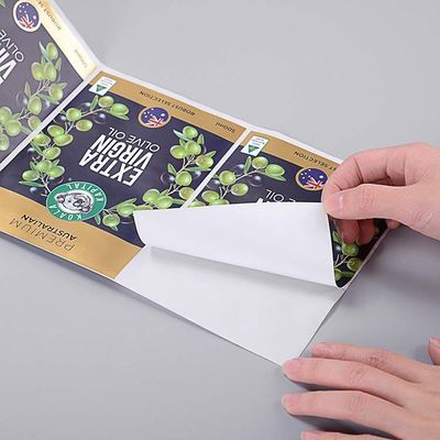 Keo dán sản phẩm BOPP Nhãn dán hình tròn có thể in chống tia UV