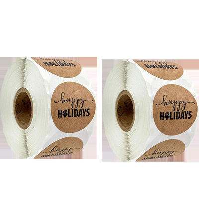 Tròn không thấm nước Bóng Nhãn tùy chỉnh Nhãn cuộn In Logo Thương hiệu