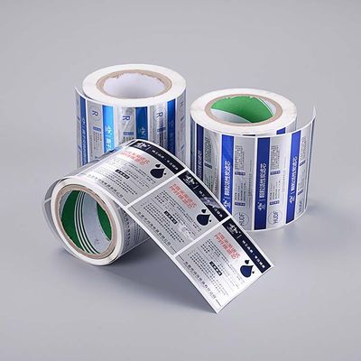 Giấy dán nhãn tùy chỉnh Polypropylene màu đốm vuông Đa phong cách