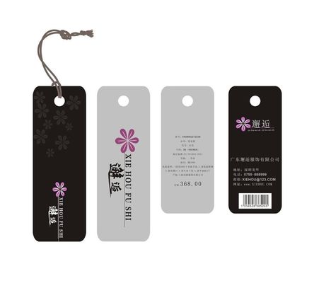 Quần áo gấp thời trang Dày 2mm Cá nhân hóa Thẻ treo