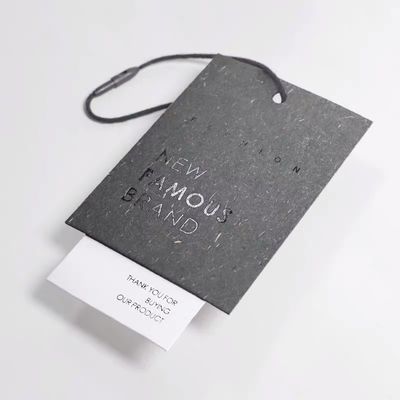 Quần áo gấp thời trang Dày 2mm Cá nhân hóa Thẻ treo