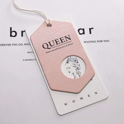 Quần áo gấp thời trang Dày 2mm Cá nhân hóa Thẻ treo