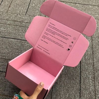 In offset sóng CMYK Hộp vận chuyển mỹ phẩm 28 * 15 * 6cm