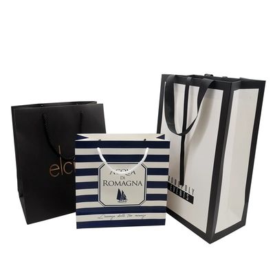 Tùy chỉnh quần áo Quà tặng Gói giấy Kraft 300gsm Đủ màu
